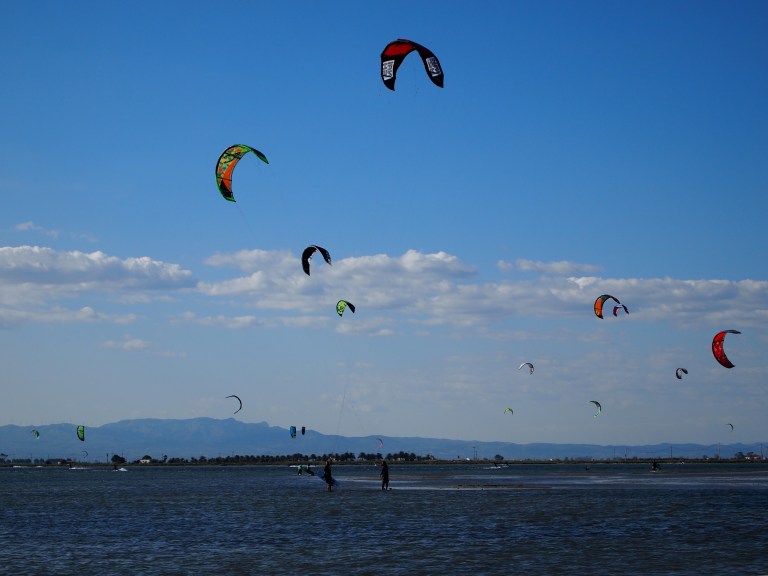 Kitesurf en la Playa del Trabucador